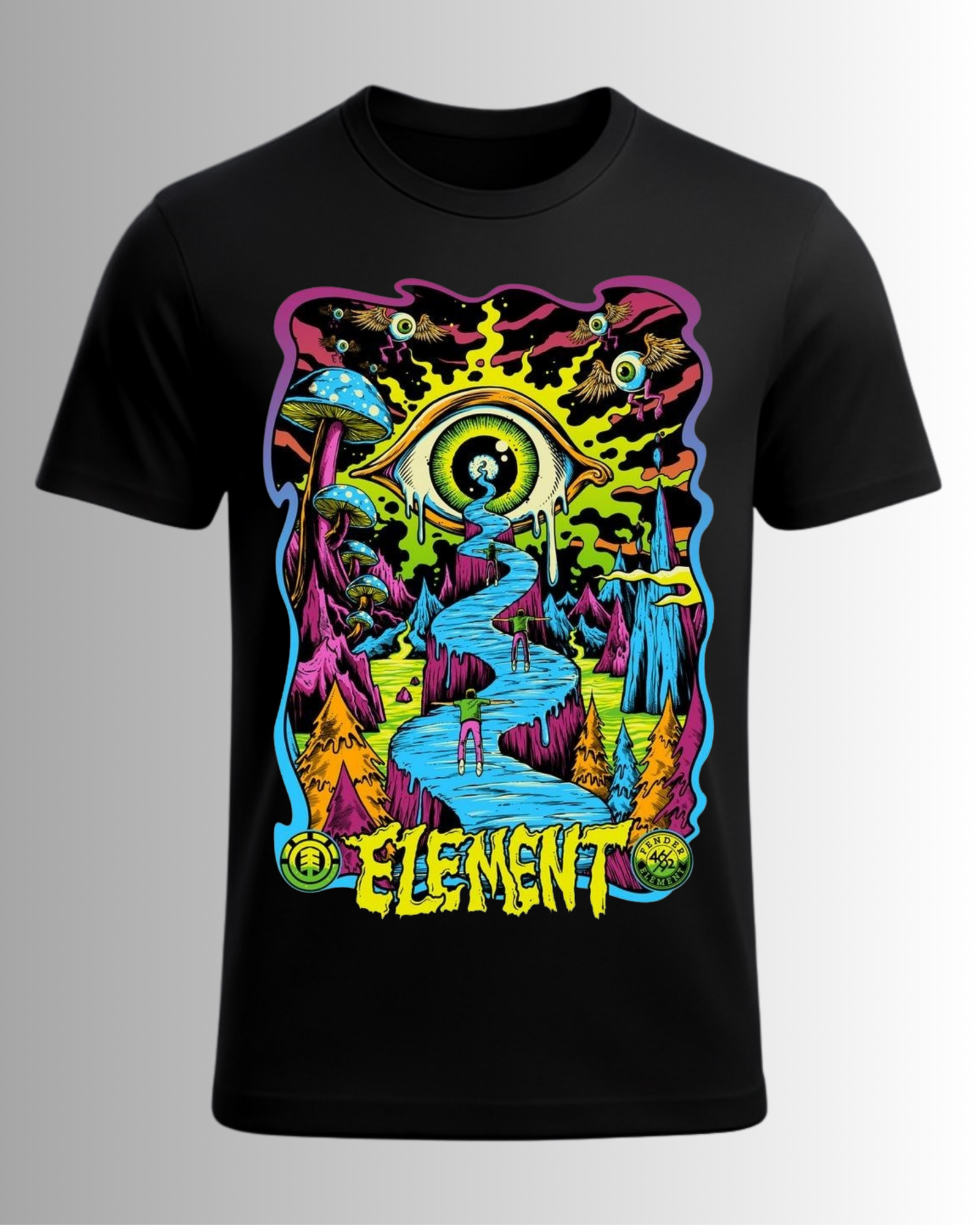 The Element Tee-Black